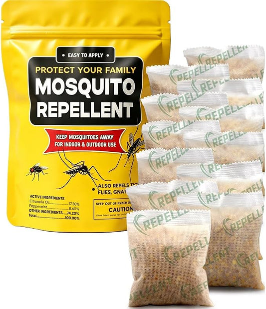 Mosquito Repellent Outdoor Patio,Mosquito Deterrent for Yard,Mosquito Repellent Indoor,Mosquito Repellant for Room,Mosquito Deterrent for Patio,Plant-Based Ingredients-12P
