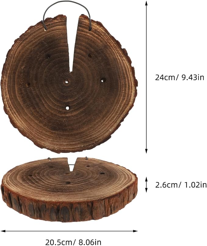 DOITOOL Fern Wall Mount Board Hanging Wall Planter for Indoor Outdoor Plants Rustic Decor for Home Garden 8.66 X 7.08 X 1.02 in 1 Pack