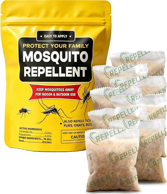Mosquito Repellent Outdoor Patio,Mosquito Deterrent for Yard,Mosquito Repellent Indoor,Mosquito Repellant for Room,Mosquito Deterrent for Patio,Plant-Based Ingredients-8P