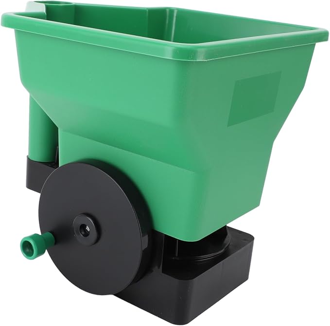 3L Manual Handheld Spreader,Ergonomic Lawn Garden Fertilizer Spreader for Seeds, Salt, Granules Lightweight, Labor Saving Design for Even Distribution