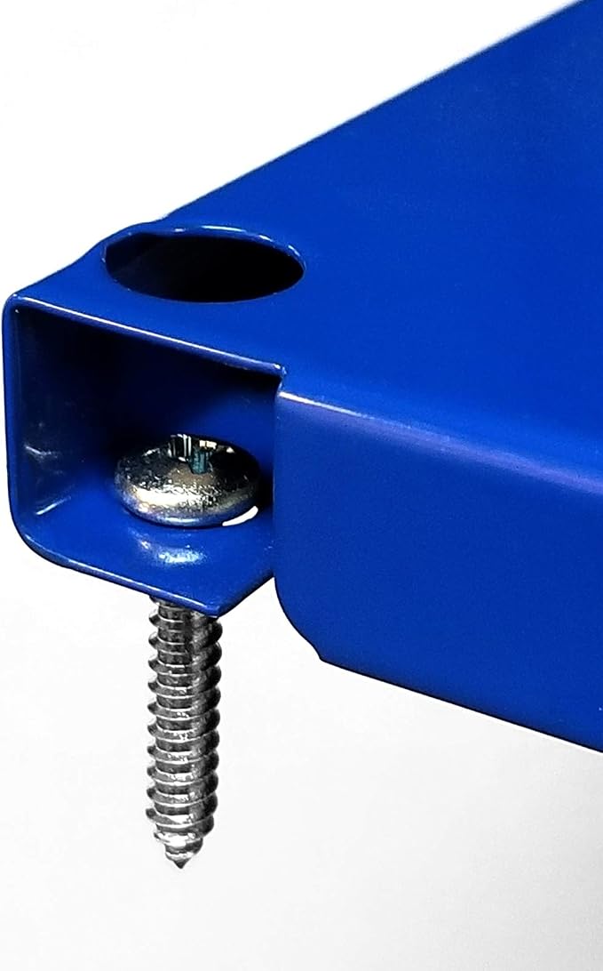 Wall Control Pegboard Value Pack - (3) Pack of Wall Control 16-Inch Tall x 32-Inch Wide Horizontal Blue Metal Wallboards for Home & Garage Tool Storage Organization (Blue Pegboard)