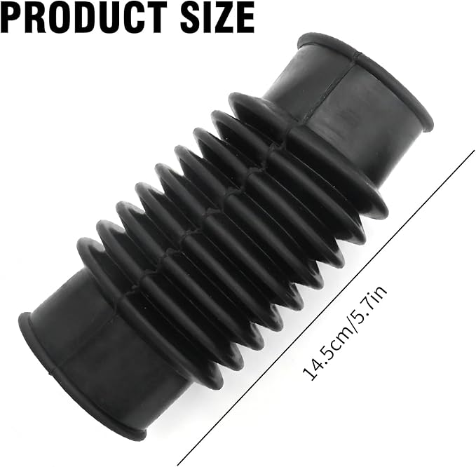 2Pcs 7075115YP Rear Axle Sleeve Rubber with Accessories, Replacement for Murray Simplicity Snapper BS Mower, Replace 7075115 (Black)