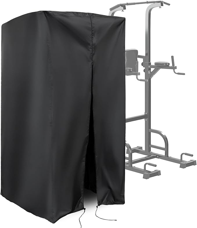 Protective Cover for Pull Up Bar Station, Waterproof& Dustproof Cover for Power Tower/Pull Up Dip Station-Indoor or Outdoor - 42"L x 40"W x 64"H