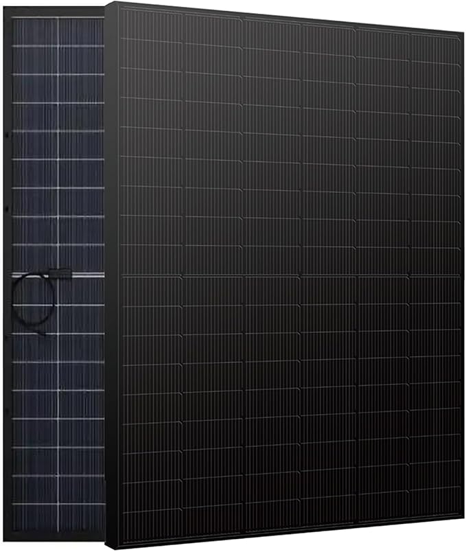 2PCS 445 Watt Total 890W Solar Panels 12/24Volt Bifacial Solar Panel kit High Efficiency for RooftopPortable Power Station Farm Yacht and Other OffGrid Applications