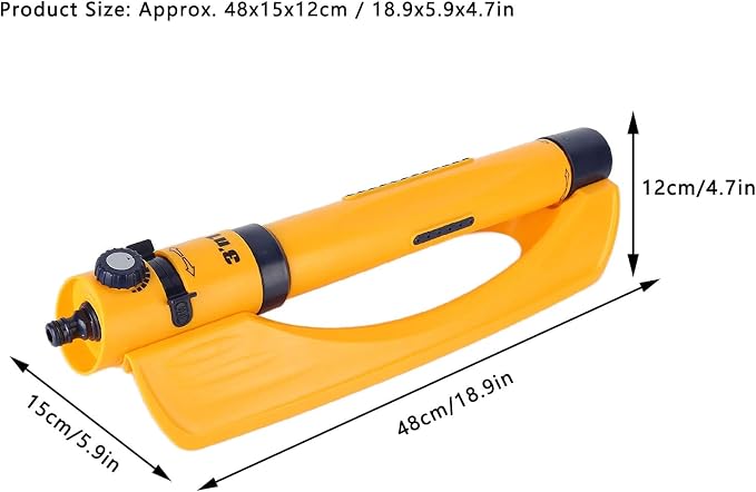 Lawn Sprinkler Garden Oscillating Sprinkler, Automatic Water Sprinkler Watering Irrigation Tool for Home Garden Lawn