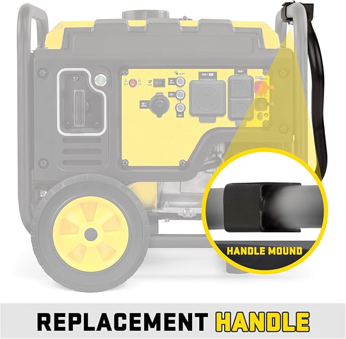 Generator Wheel Kit Compatible with Champion Generator 2800-4750w, Generator Replacement Parts 40065, with Folding Handle and Never-Flat Tires
