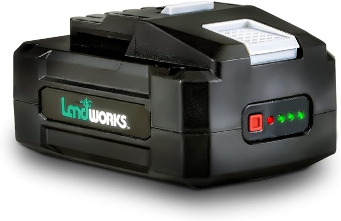 Landworks Super Duty Pro 48V DC 2Ah Lithium Ion Rechargeable Battery 88.8 Watt Hours (Battery Only, For Landworks Electric Earth/Ice Auger Power Head & Li-Ion Wagon/Service Cart - All Not Included)