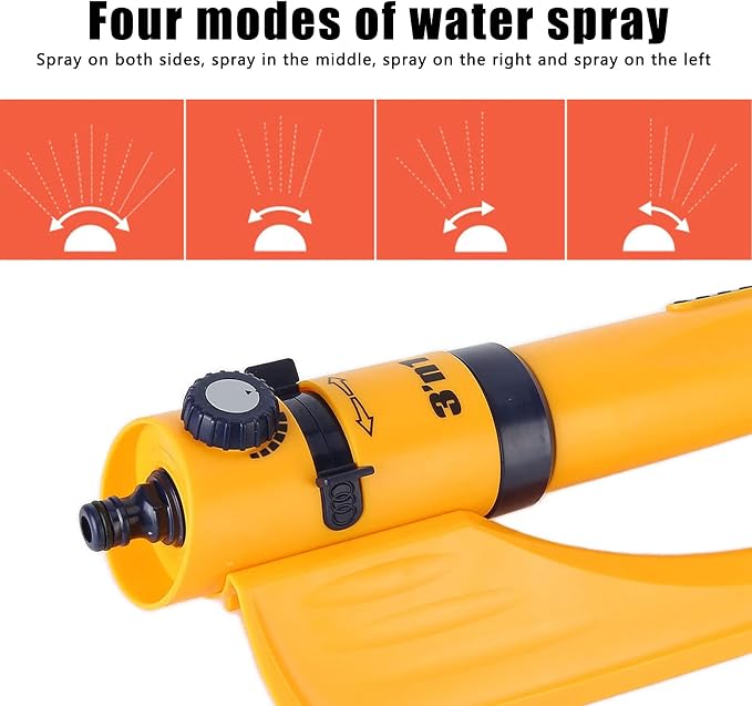 Lawn Sprinkler Garden Oscillating Sprinkler, Automatic Water Sprinkler Watering Irrigation Tool for Home Garden Lawn
