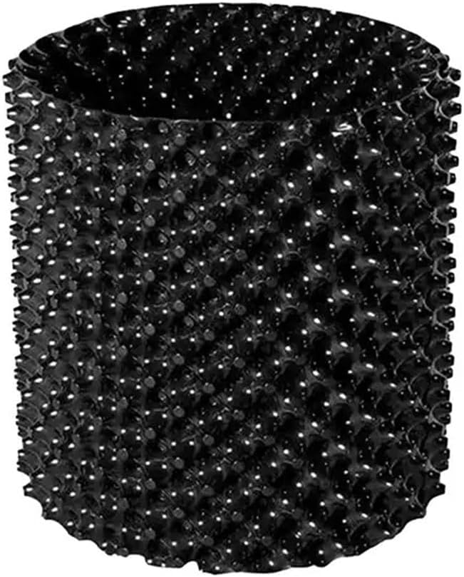 Air Pruning Plastic Root Control Containers/pots Nursery pots for Plants (Black, 50cm Tray 5sets)
