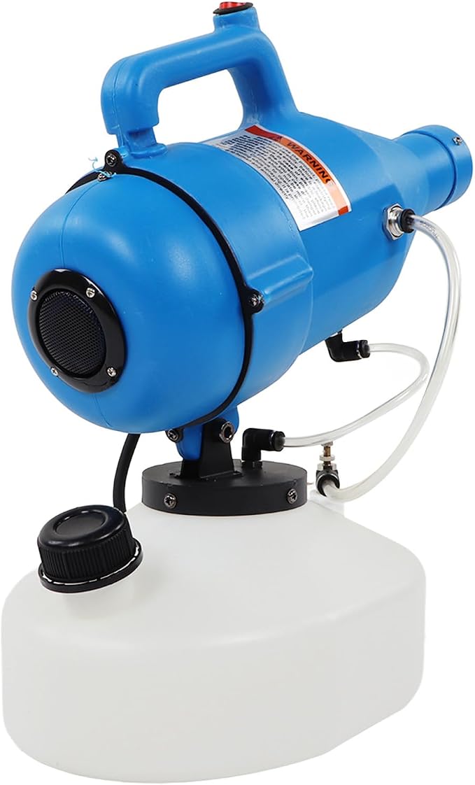 Electric ULV Portable Fogger Sprayer Machine Atomizer Mist Cold 32.8ft Spraying for Hotel School 4.5L(1.2 Gallon) (US Plug 110v)