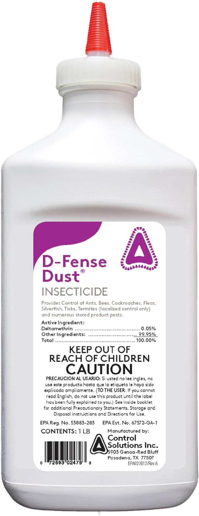 Control Solutions - 82002479 - D-Fense Dust - Insecticide - 1lb, White