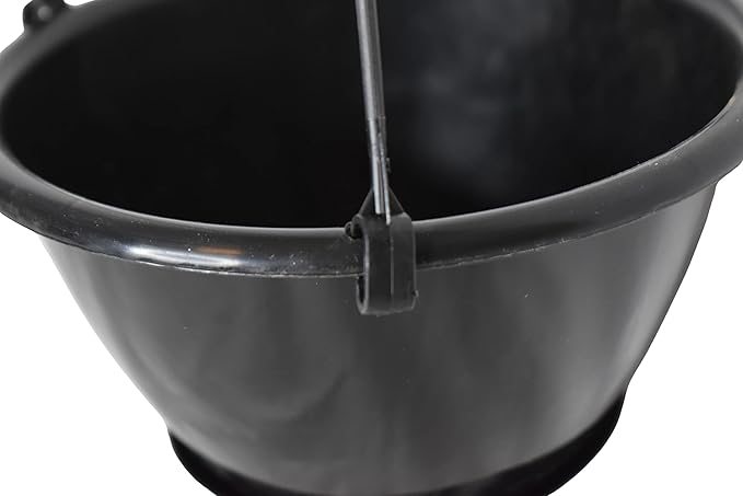 6inch Mini Black Plastic Hanging Basket by Koba (10)