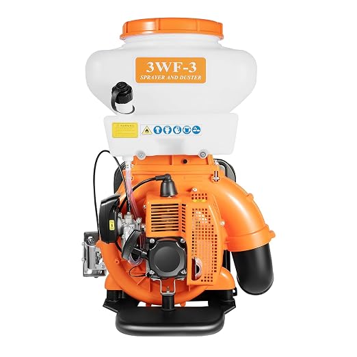 3WF-3 Backpack Fogger, Gas Powered Fogger Sprayer, Sprayer Machine for Garden, Lawn, Field, Fertilizers & Concrete Sealing