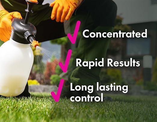 Pro Crabgrass & Grassy Weed Killer - 18.92% Quinclorac (Compare to Drive XLR8) – Concentrated Professional Crabgrass Herbicide – Quick Drying with Residual Control - 8 Ounces
