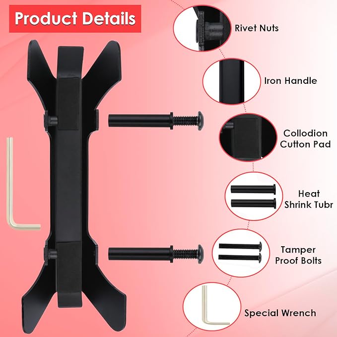 Yoursme Generator Theft Deterrent Security Bracket for Honda EU2200i, EU2000i, EU2000i Companion, EU2000i Camo Heavy-Duty Protection Bracket with Tamper-Proof Bolts, Replace for 63230-Z07-010AH