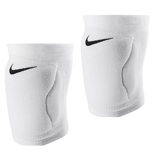 Nike Premium Dri-Fit Knee Pads (1 Pair), Essential/Streak/Varsity, Cushioning/Sweat-wicking/Unisex (Streak White - XS/S)