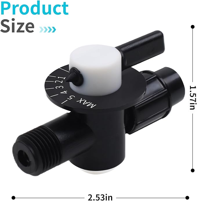 New Upgraded R172060 1/4-Inch NPT Control Valve, Compatible with Model 300, 302, 300-19 and 300-29 Automatic Chlorine/Bromine Pool and Spa Feeder