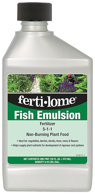 Fertilome (10611) Fish Emulsion Fertilizer 5-1-1 (16 oz)