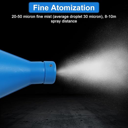 4.5L Electric ULV Portable Fogger Sprayer Machine Mist Cold Fogger 32.8ft Spraying for Yard Hotel (Plug 110V)