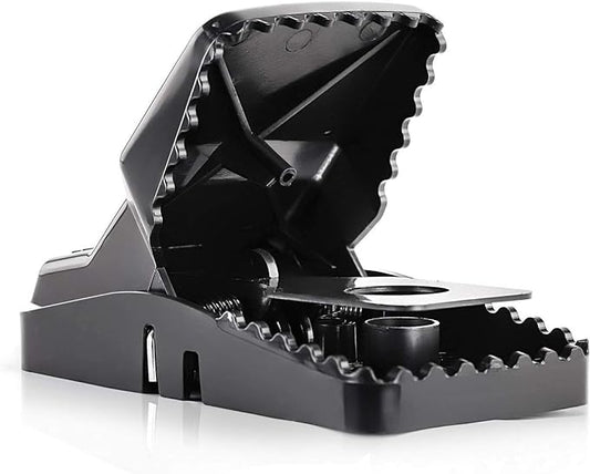 eXuby Large Powerful Rat Traps - Kills Instantly with Powerful Steel Spring - Setup in Seconds - Wash & Reuse Over & Over - Hands Free Disposal - Rat Control Without Harmful Poisons (20)