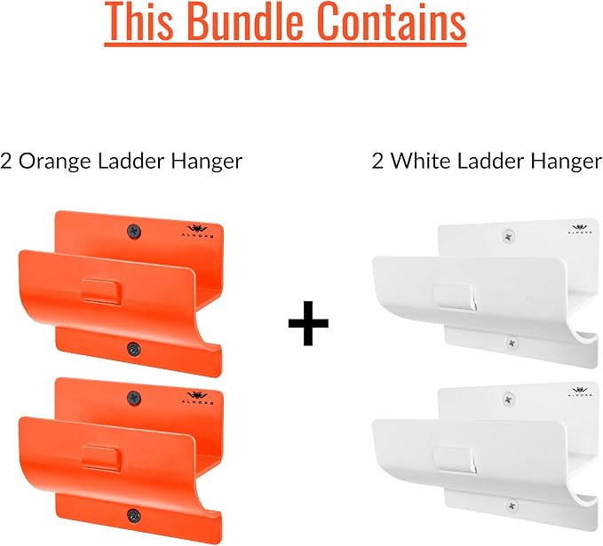 Wall Hooks Heavy Duty Bundle – Durable Hooks for Garage Wall Hanging & Home Organization