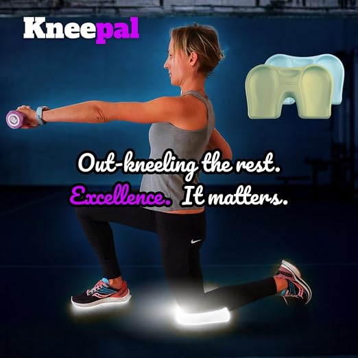 KNEEPAL. Engineered to Outperform Conventional Memory Foam Kneeling Pads. Beloved by gardeners, DIY'ers, bath-time Mommies, fitness peeps and yoga buffs