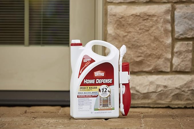 Ortho Home Defense Insect Killer for Indoor and Perimeter2 with Comfort Wand - Ready-To-Use Bug Spray, Kills Ants, Cockroaches & Spiders, 1.1 gal. (2-pack)