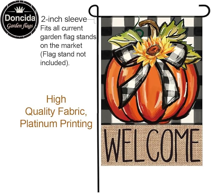20 Pack Seasonal Garden Flags Set Double Sided 12x18 Inch Small Yard Flags, Holiday Seasonal Garden Flag for Outside Decoration for All Year Round