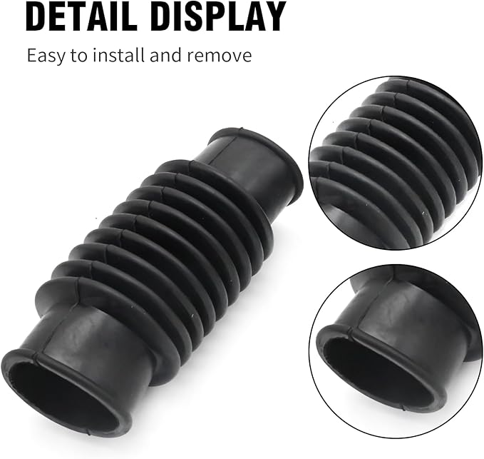 2Pcs 7075115YP Rear Axle Sleeve Rubber with Accessories, Replacement for Murray Simplicity Snapper BS Mower, Replace 7075115 (Black)