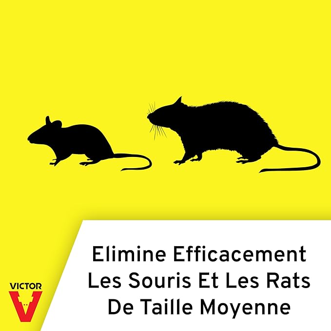 Victor Rat Zapper Classic Indoor Electronic Mouse and Rat Trap - 1 Electric Trap - RZC001-4 - Kill Up To 20 Rats - Easy to Use - LED Light Catch Alerts - Humanely Kill Mice and Rats - No See, No Touch