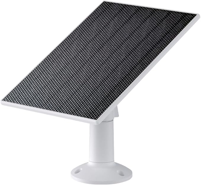 Solar Panel for WYZE Camera, Works with Wyze Battery Cam Pro/Cam Outdoor v1/v2, Continuous Power with 2.5W 5V Charging, Weather Resistant, Easy Install - 1 Pack