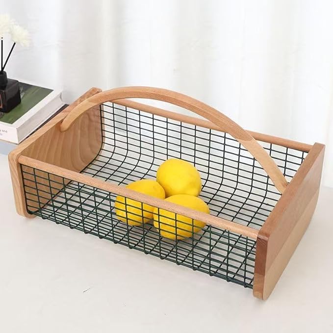 Large Garden Hod Harvest Basket for Vegetable Gardening and Harvest Gathering or Farmhouse Decor,Garden Baskets for Gathering vegetablesPicnic Basket Garden Supply Gardener Gift Spring. (Small)