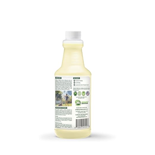 Mosquito Magician Liquid Concentrate – Kills Mosquitoes, Fleas & Fire Ants, Repels and Prevents Ticks – Essential Oil Yard Treatment Spray – Use with Sprayers, Foggers & Misting Systems – 32 oz, Mint