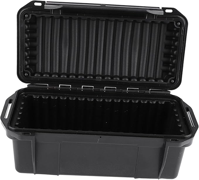 SIXRUN Outdoor Shockproof Pressureproof Sealed Box Survival Storage Case for Outdoor Activities (Type C box: 200 * 98 * 82mm), SIXRUNp48tsw7zuf-03