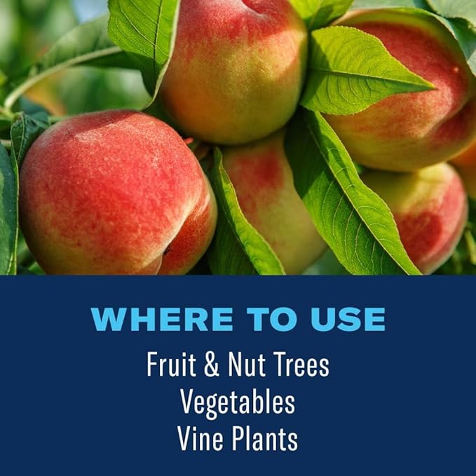 BioAdvanced 3-in-1 Fruit, Citrus & Nut Tree Spray Ready-to-Spray, 32 oz, Fruit Tree Spray