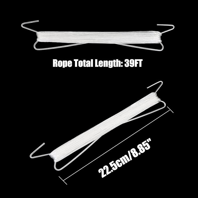 Bandelt 20pcs Tomato Support J Hooks, Tomato Climbing Hooks with 39ft Twine to Prevent Tomatoes from Pinching or Falling Off for Plant Vegetable Plant Fruit Flower
