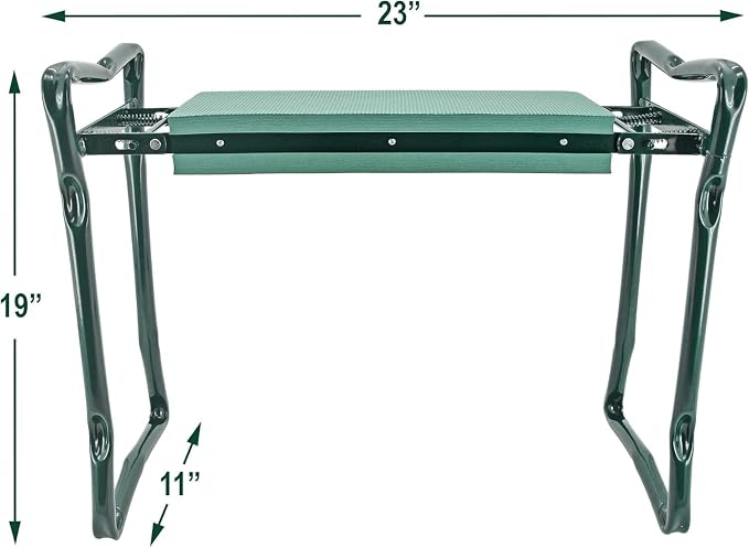 Foldable Garden Kneeler Kneeling Bench Stool Soft Cushion Sitting Seat Pad NEW