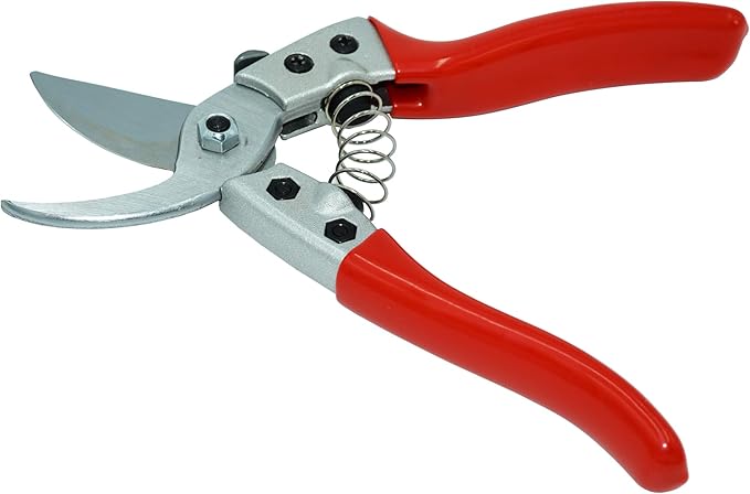 Zenport QV8 Professional Pruning Shears - 8 Inch Heavy Duty Aluminum Steel Blade Garden Pruners with Squeeze-to-Open Locking Mechanism, Ergonomic Grip Trimming Shears for Plants Indoor & Outdoor Use