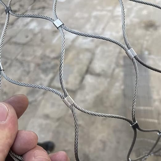 Stainless Steel Garden Netting 12 Gauge 40"X80" Deer Wire Fence -3" Mesh- Safety Netting Animal Barrier Fence Poultry Netting