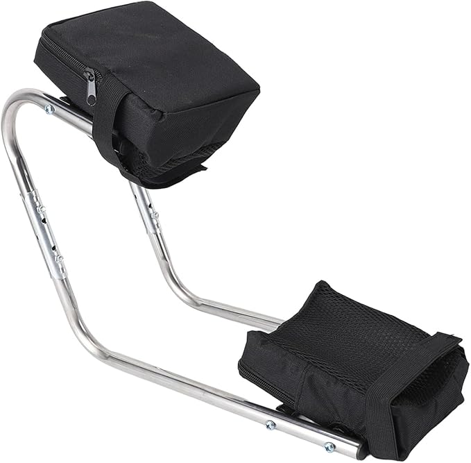Ergonomic Knee Seat, Kneeler Seat for Gardening Farm Work - Optimal Knee Protection, Ankle Support, Thick Kneeling Pad & Stainless Steel