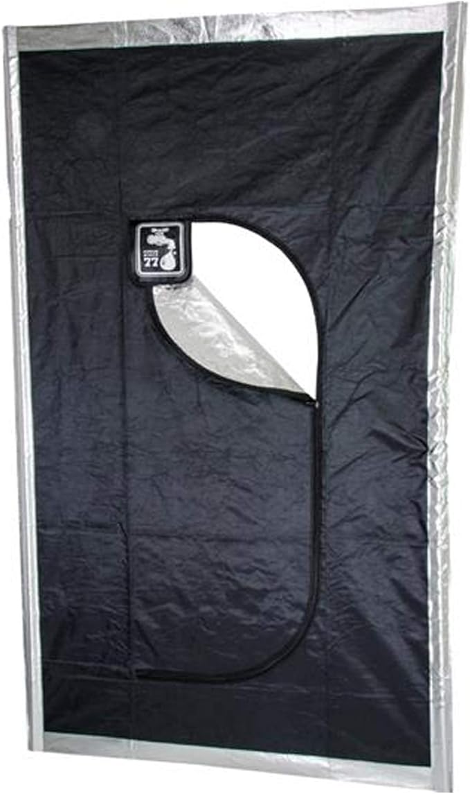 Black Hatch Zipper Door 57 1/2" w x 96”h