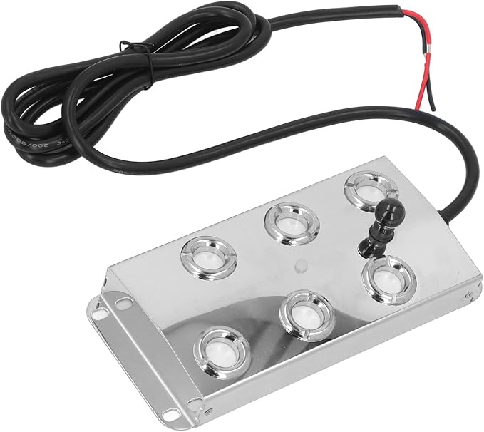 Focket Ultrasonic Fog Creator, 6 Heads Quiet Fogger IP67 1.5 m Cable 304 Stainless Steel for Landscape Halloween with Easy to Use Design