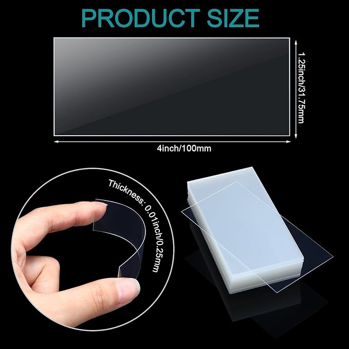 Leinuosen 2000 Pcs Clear Plastic Tags Bulk Shelf Price Tag Label Holders for Storage Bins Shelves Labeling Transparent Basket Bin Labels Display for Retail Shop Classroom Office Library (3.94 x 1.25")