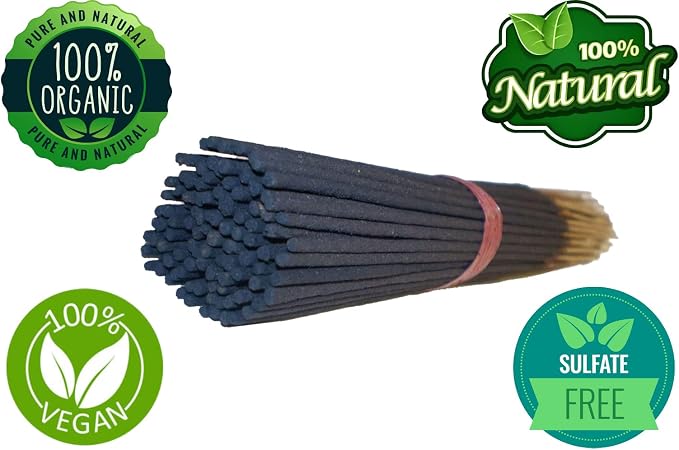 Yajna-Rose-Incense-Sticks 100%-Natural-Handmade-Hand-Dipped Organic-Chemicals-Free for-Purification-Relaxation-Positivity-Yoga-Meditation The-Best-Woods-Scent (500 Sticks (750GM))