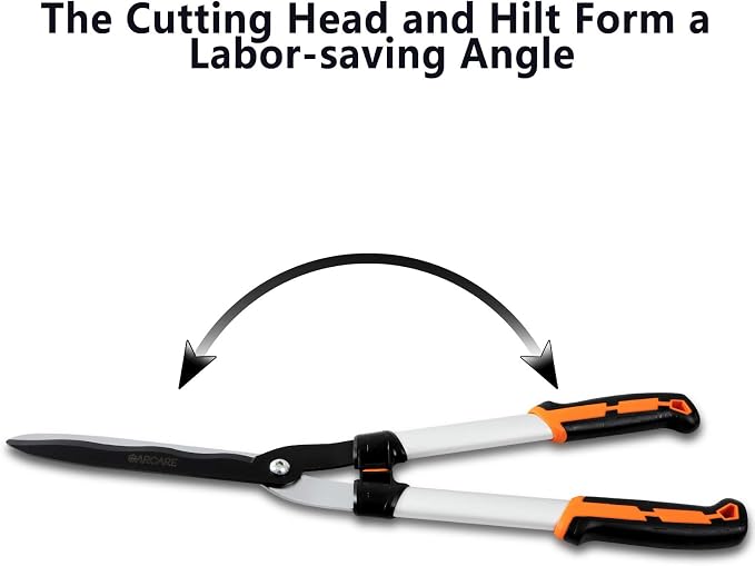 GARCARE 4-in-1 Garden Pruning Set Heavy Duty Garden Clippers | Bypass Lopper, Hedge Shears, Garden Scissors & Folding Saw, Heavy Duty Steel Blades, Ideal for Branches, Shrubs & Hedges