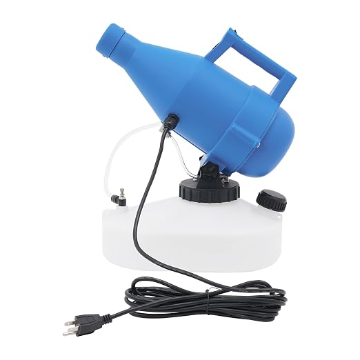 Electric Sprayer Fogger Machine for Garden and Farm | 1.19 gallon Tank Capacity, 36000RPM Motor Speed, Automatic Spray Mode, Range 26.25-32.81 feet, Speed 9.25-13.21 gal/h