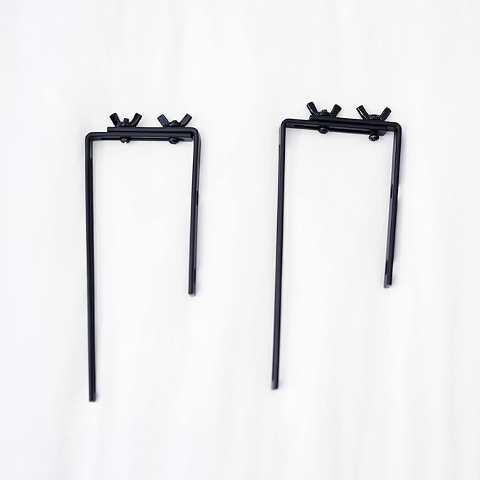 2 Packs Planter Box for Deck Railing 24" Black Metal Hanging Planter Basket with Coco Coir Liner Metal Window Planter Plant Holder Flower Pots