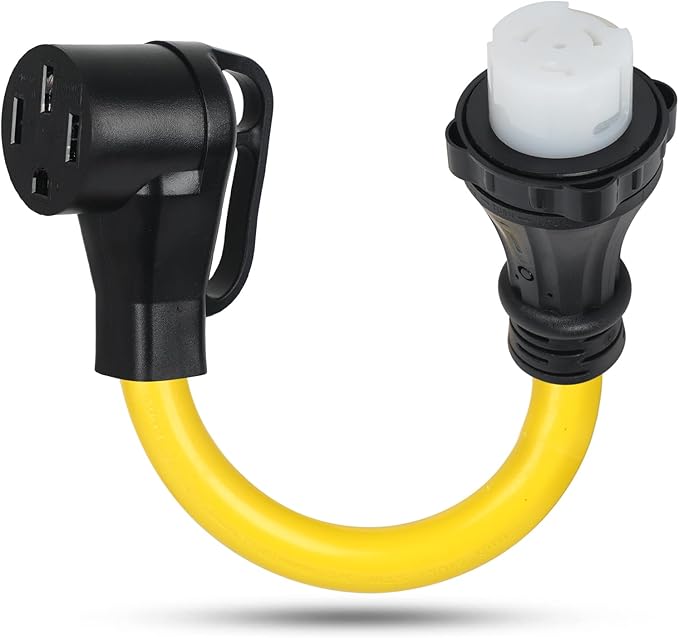 NEMA SS2-50R to 14-50R Generator Adapter Cord, 50Amp SS2-50 Twist Lock Receptacle to 14-50 Receptacle Female to Female Plug, for RV EV Generator