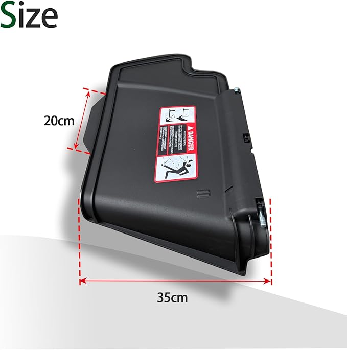 Kerlista replacmentpart Discharge Chute TCA16388 Compatible with modle 340, X350, X534,Z840A, Z910A, Z920A, Z925A Ztrak Mowers and LT180, LX280, LX289 Lawn Tractors