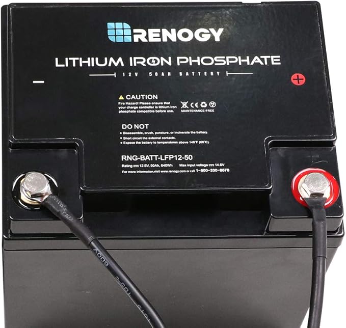 RENOGY 8ft. 10 AWG Wire Copper Tray Cable - Connect Charge Controller and Battery, Black (Pack of 4)